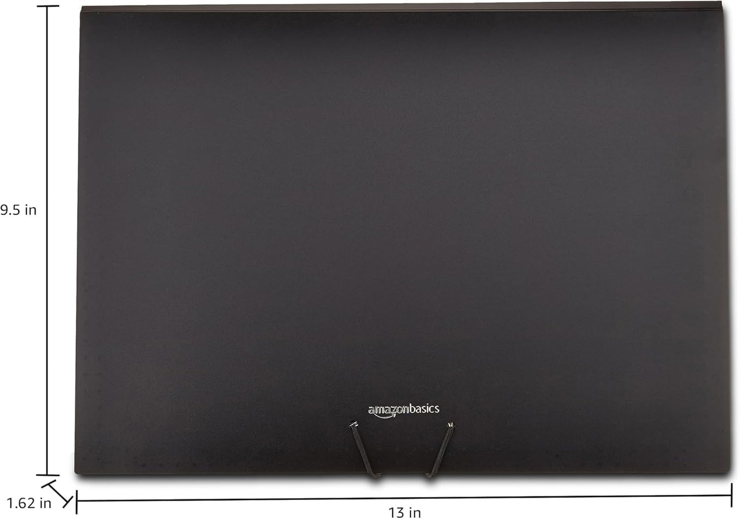 Amazon Basics Expanding Organizer File Folder, Letter Size - Black, 1-Pack