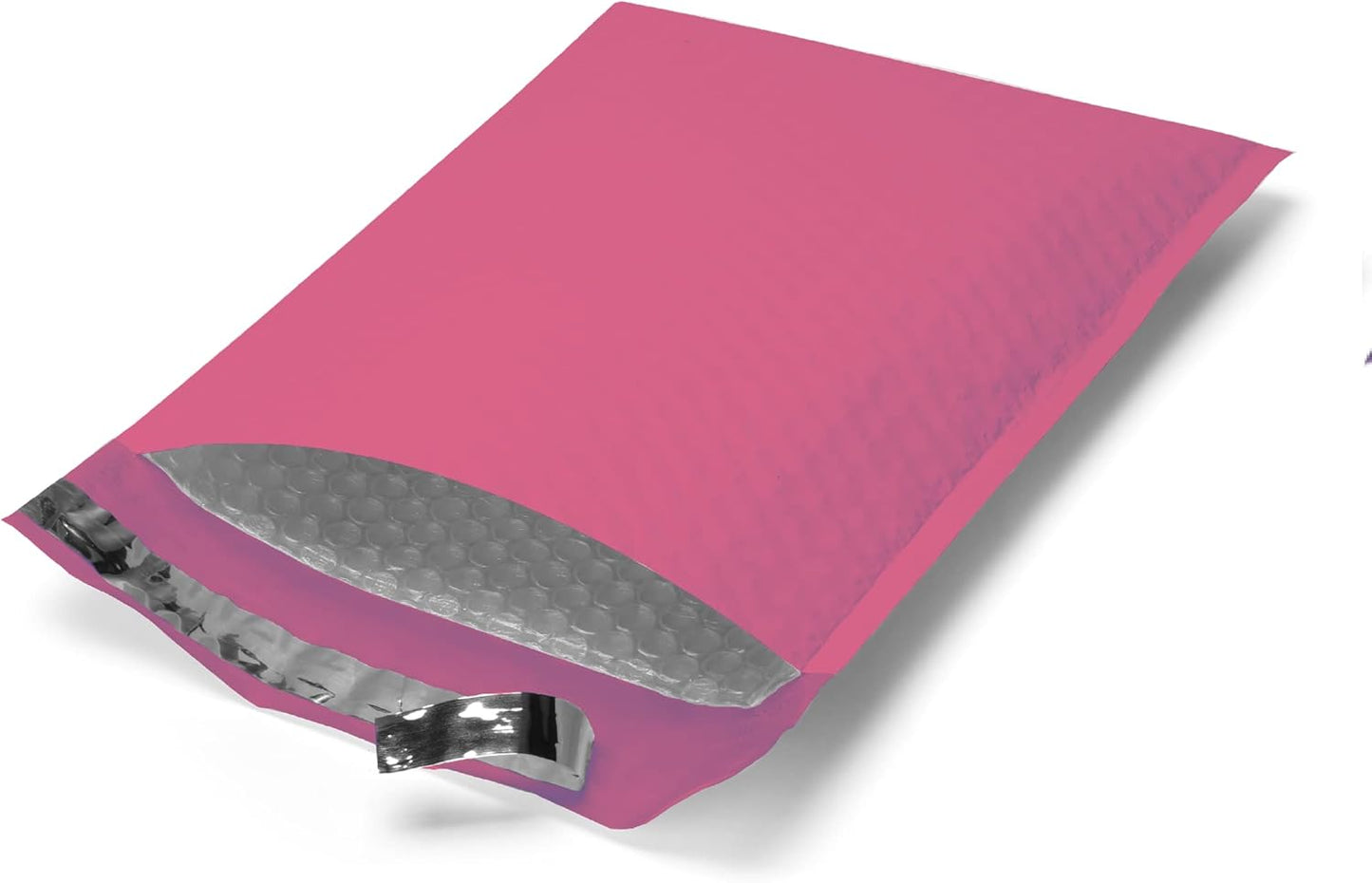 The Boxery Colored Poly Bubble Mailers (#5 10.5x16'', Pink)