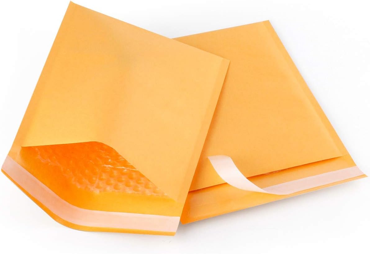 PackageZoom #4 9.5 x 14.5 Padded Envelopes Kraft Bubble Mailer Shipping Envelopes 100 Pack