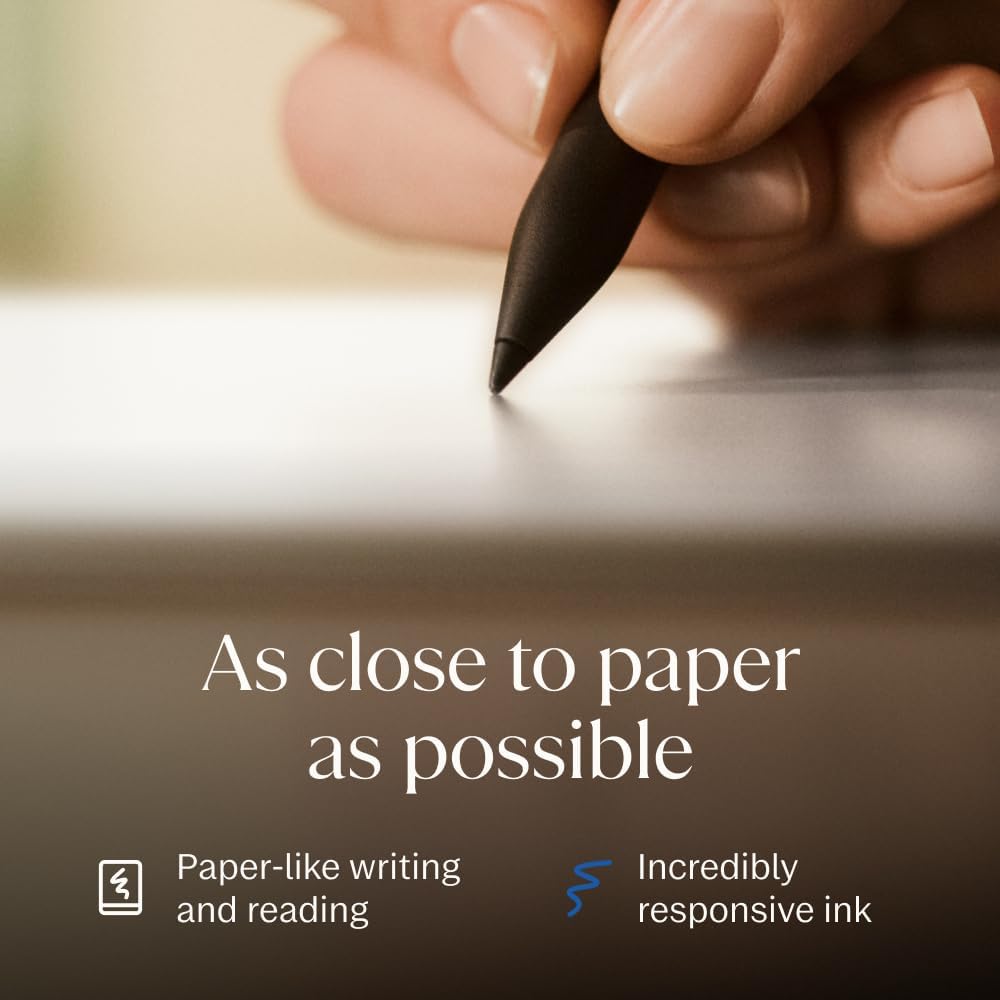 reMarkable Paper Pro Bundle – Mosaic Weave | Includes 11.8” reMarkable Paper Tablet, Marker Plus Pen with Eraser, and a Book Folio Cover in Mosaic Weave – Basalt
