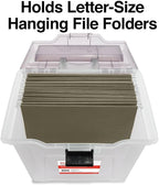 STAPLES File Box File Portable Tote, Letter Size - Image 9