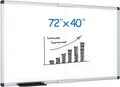 VIZ-PRO Magnetic Dry Erase Board, 72 X 40 Inches, Foldable Wall-Mounted by VIZ-PRO