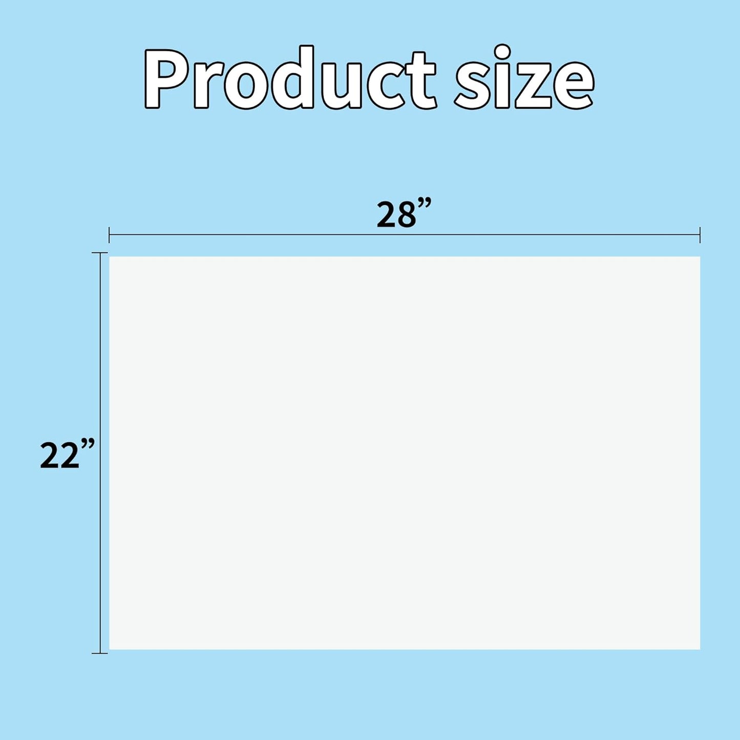 50PCS White Poster Board 22"X28",Value Poster Board for School Craft Project Presentation Drawing Graphic Display,Bulk Board