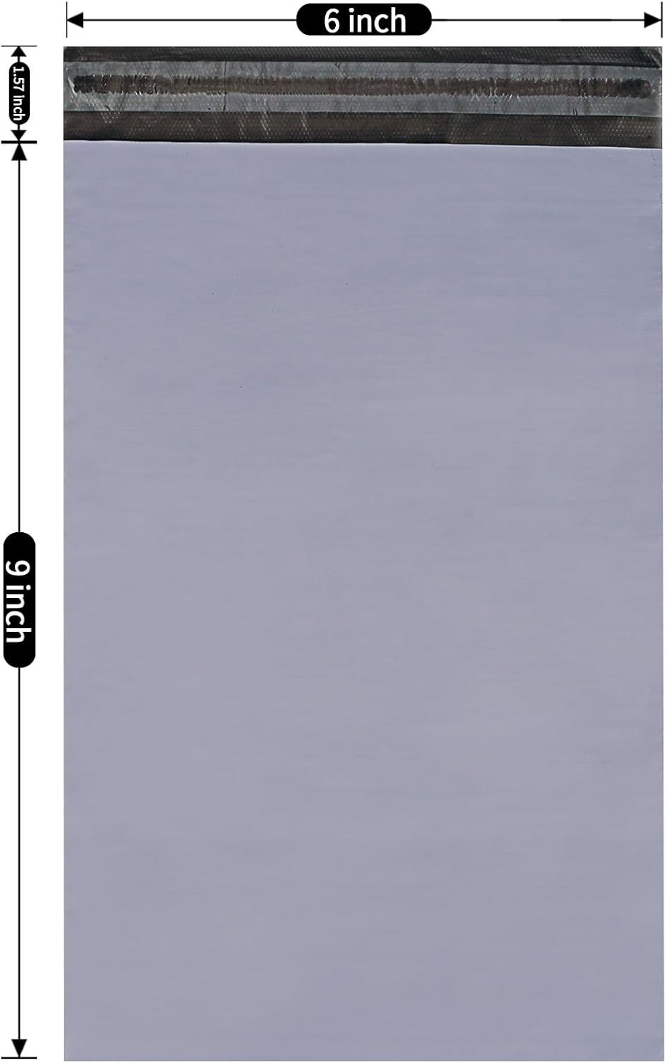 Dasen 500pc Poly Mailers 6x9 Inches,Shipping Envelopes Self Seal Mailers Bags Waterproof and Tear-Proof Packaging Bags, Shipping Bags for Clothing