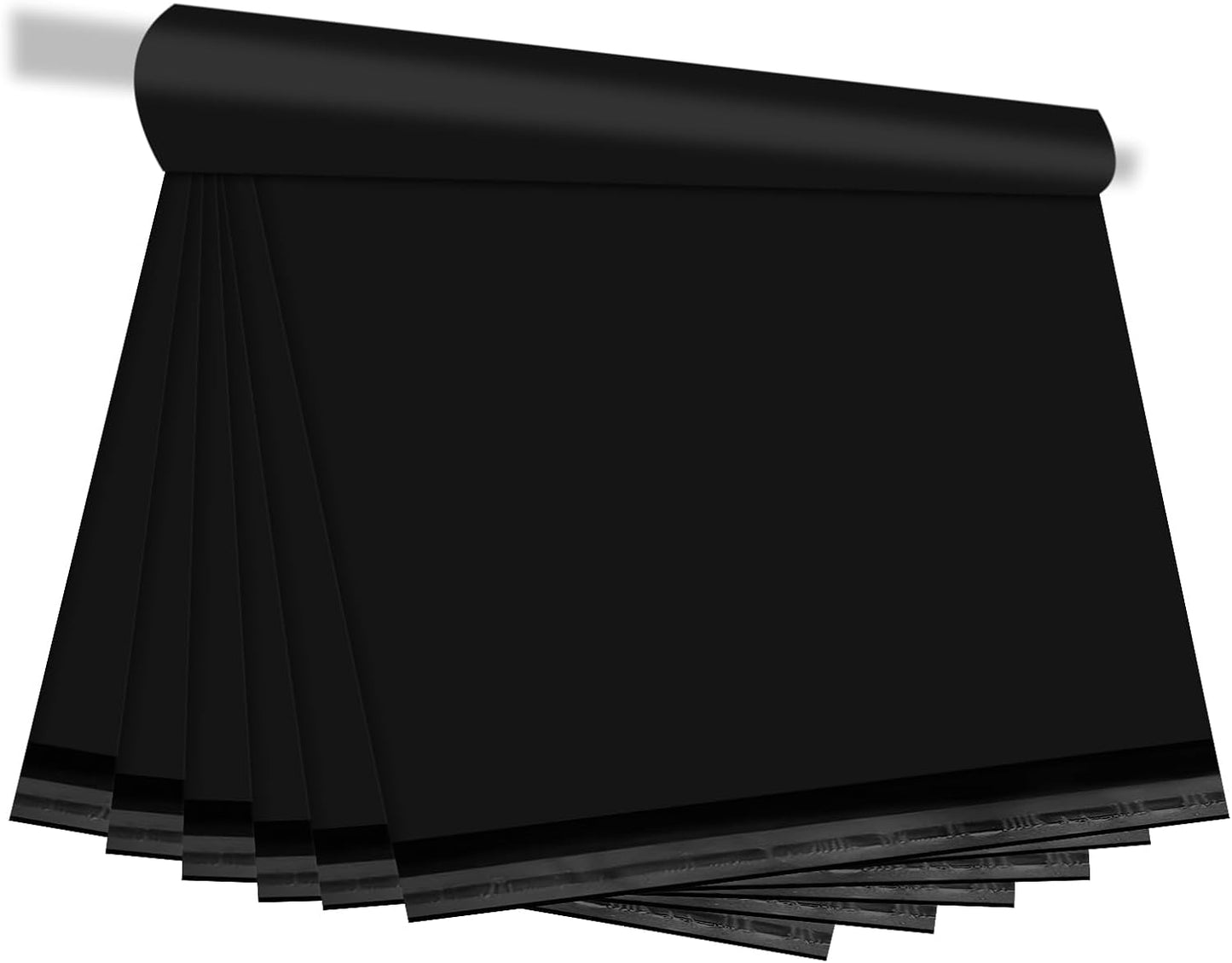 Black Shipping Bags 14.5 x 19 Inch 200 pcs Poly Mailer for Clothing, T-shirt Large Plastic Packaging Envelopes for Small Business