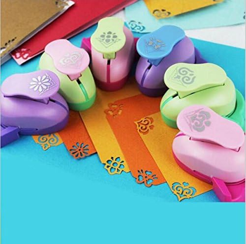 Fascola 1Pcs Embossing DIY Corner Paper Printing Card Cutter Scrapbook Shaper Large Embossing Device Hole Punch Kids Handmade Craft Gift, Total 12 Design (Style 10)