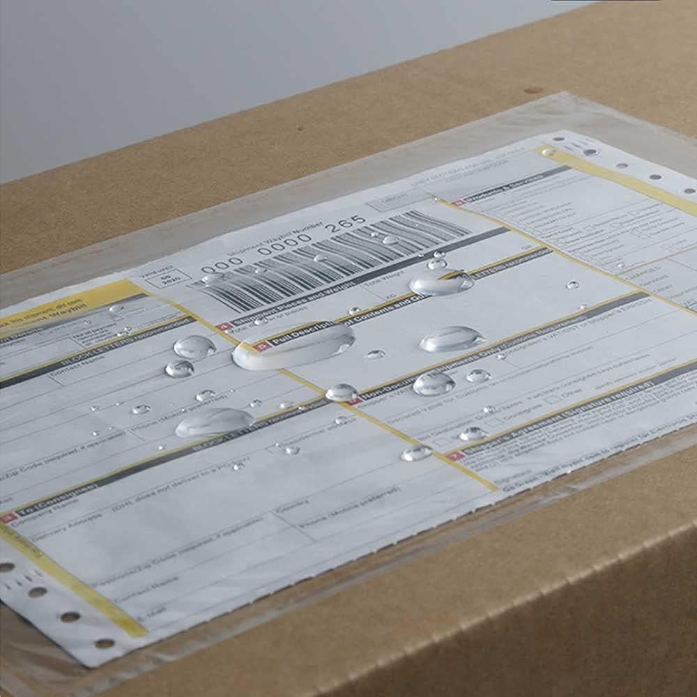 7.5'' x 5.5'' Packing List Pouches, Shipping Label Envelopes Clear Adhesive Top Loading Packing List - 200 Packs