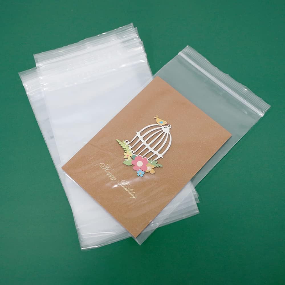 iMailer - 100 Count - 4" x 6" Small Plastic Bags- Reclosable Zip Bags 2 Mil with Lock Seal Zipper for Treats, Snack, Photo, Jewelry, Party Favors, Party Favors