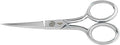 Gingher Curved Embroidery Scissors, Sharp Knife Edge Sewing Scissors by Fiskars