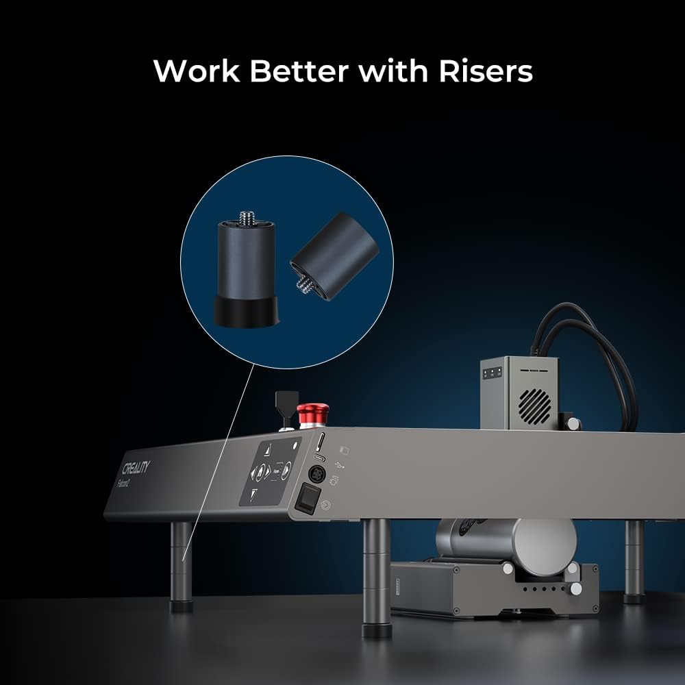 Official Creality Rotary Roller for Laser Engraving Machine, Compatible with Creality Cr-Laser Falcon 10W and 22W CR Falcon 2
