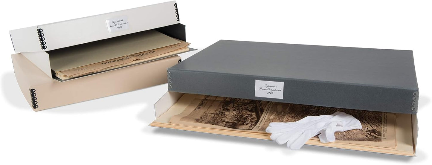 Gaylord Archival White Newspaper Preservation Kit - 22 3/4W x 30 7/8L x 2 7/8" H