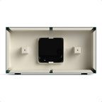 JONES CLOCKS® Odeon Desk Clock | Modern Rectangular Design | Green | Stylish - Image 7