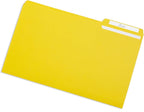 Blue Summit Supplies Yellow Legal File Folders, 1/3 Cut Tab, Legal Size - Image 5