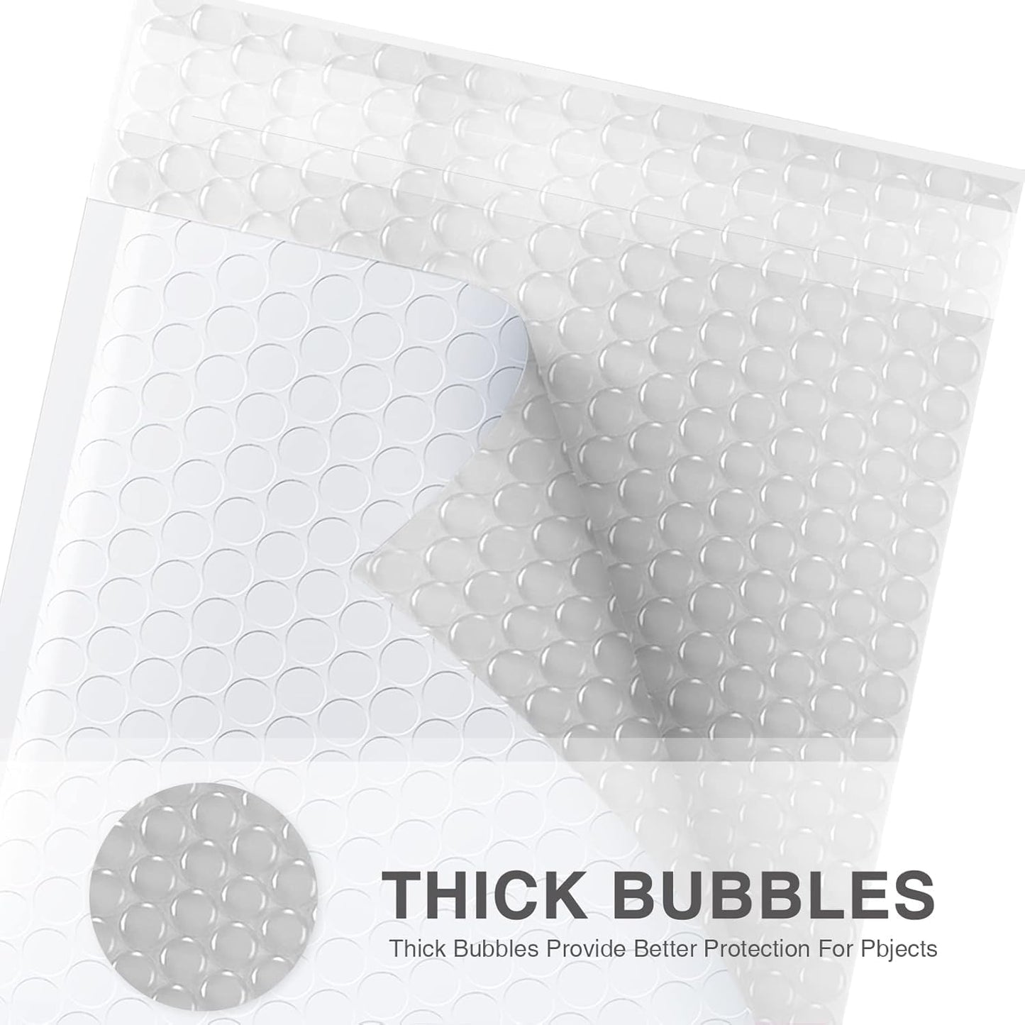 Metronic 9600 Pack Bubble Mailer 6x10 Inch White,Usable Size 6x9" Waterproof Padded Envelopes,Self-Seal Modern Bubble Mailers Cushioning for Shipping,Jewelry Makeup Supplies, Packaging Bulk