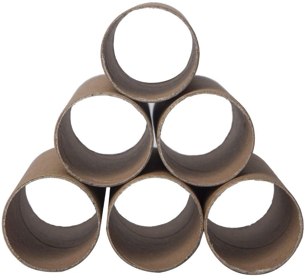 30 Pack Craft Rolls - Thick Cardboard Tubes for Crafts - Round Tubes - Cardboard Tubes For Crafts - Craft Tubes - Craft Round Tubes - Paper Tube for Crafts - 1.57 x 3.9 inches - Brown