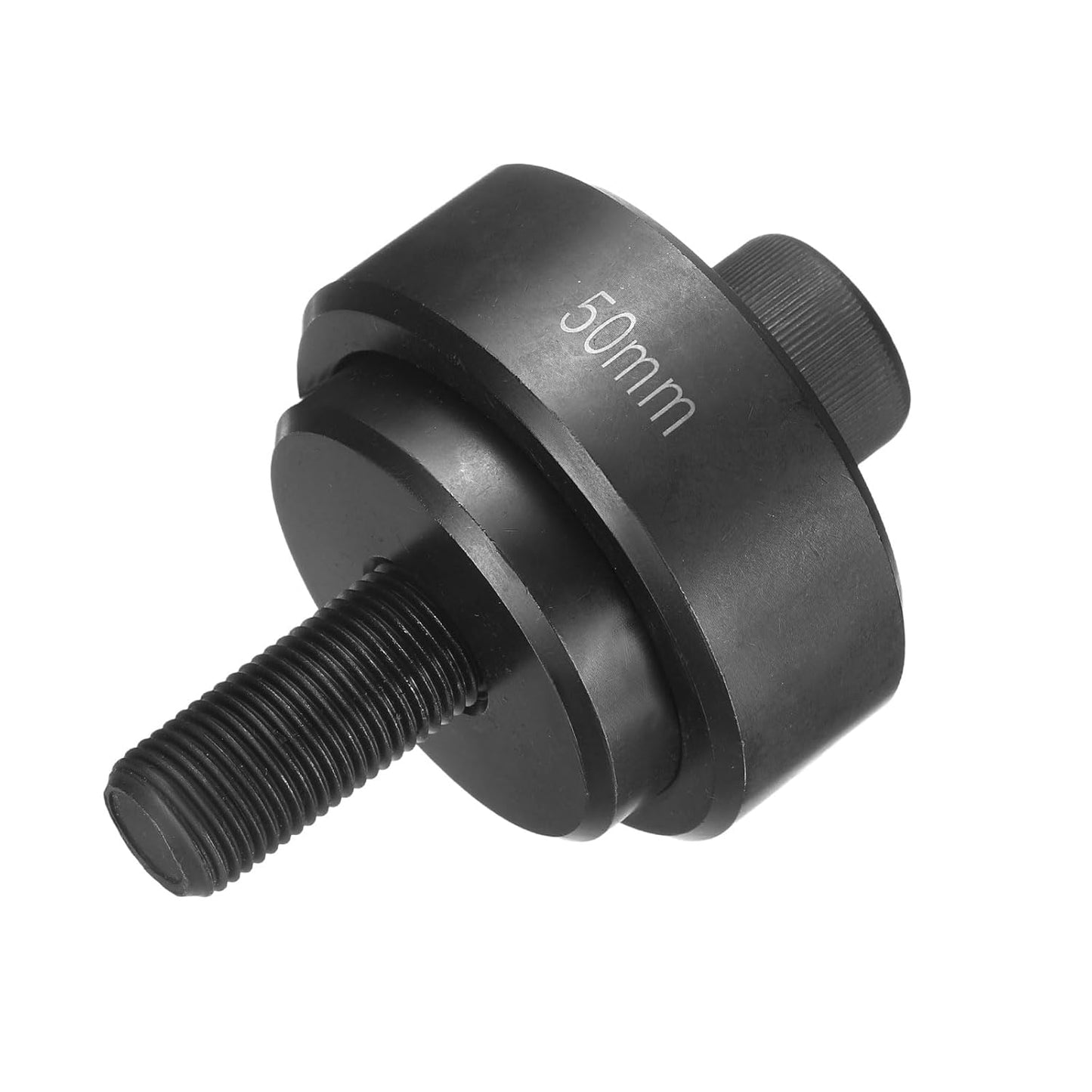 HARFINGTON Sheet Metal Punch Hole Punch 10mm Bearing Steel Precise Cutting Manual Knockout Kit with External Hex Shank for Metal Steel Plate Sink Stainless Steel, Black