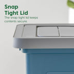 IRIS USA File Box Plastic File Organizer - Image 6