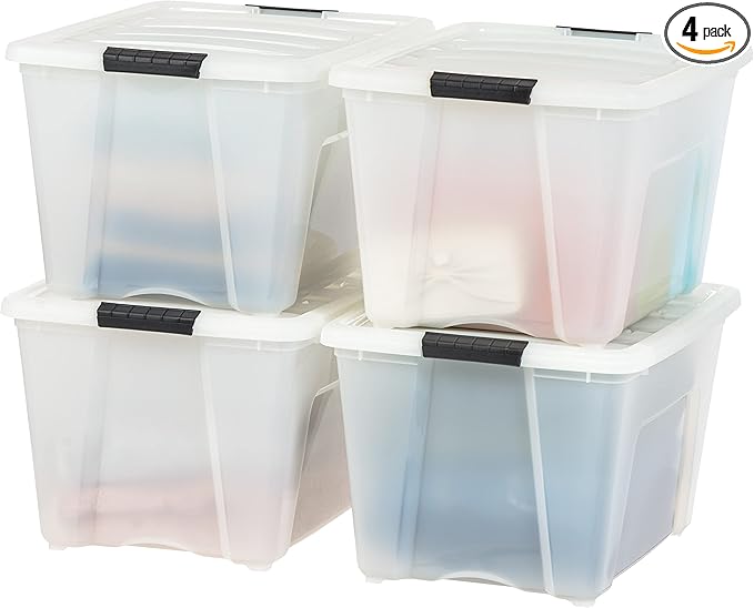 IRIS USA 54 QT Plastic Storage Box by IRISUSA