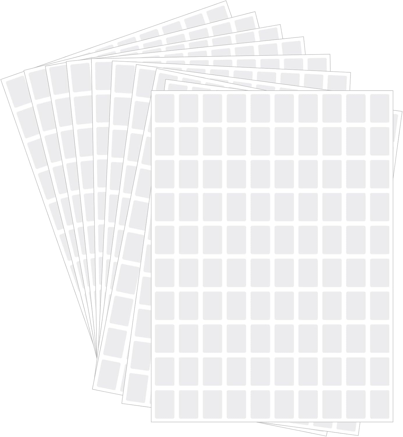 Starboling Color Coding Labels,3000 PCS 1/2" x 3/4" Grey Rectangular Colored Labels Stickers,for Garage Sale,Price Tags,File Folder Tabs,and Classroom Organization