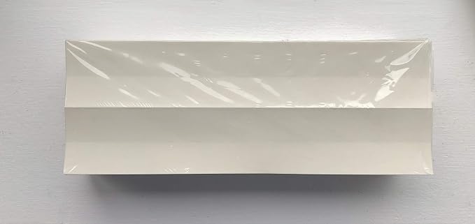 White Insert Labels for End Tab Chart Folders 3" x 1-1/2" Blank Writable Filing - Image 2