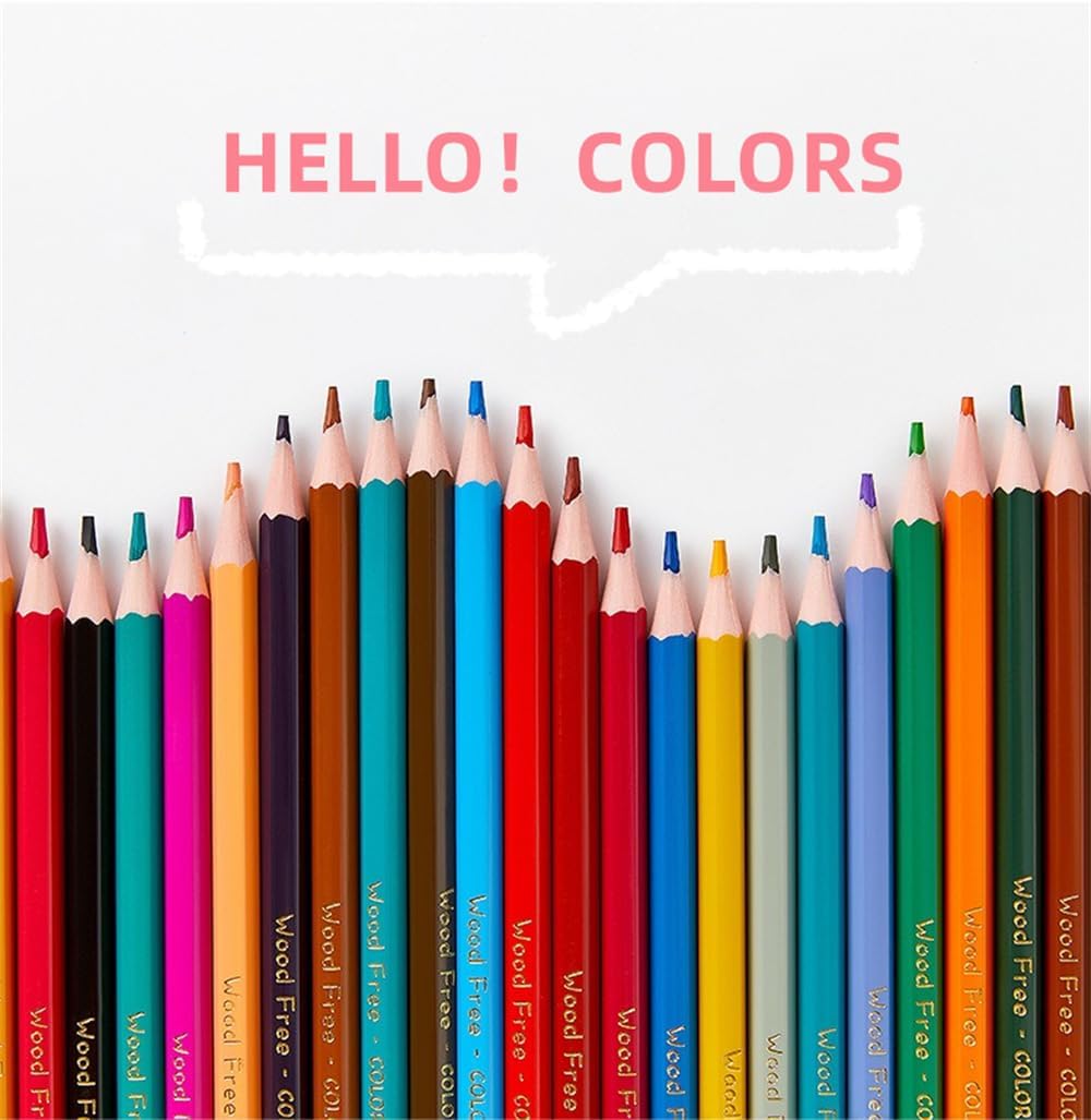 Erasable Colored Pencils, Bulk Colored Pencil Set, Pencils for Adult Coloring Books, Holiday Gift for Teens, 6+ (24pcs set)