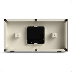 JONES CLOCKS® 'Odeon' Desk Clock | Modern Rectangular Design in Brown, Stylish - Image 7