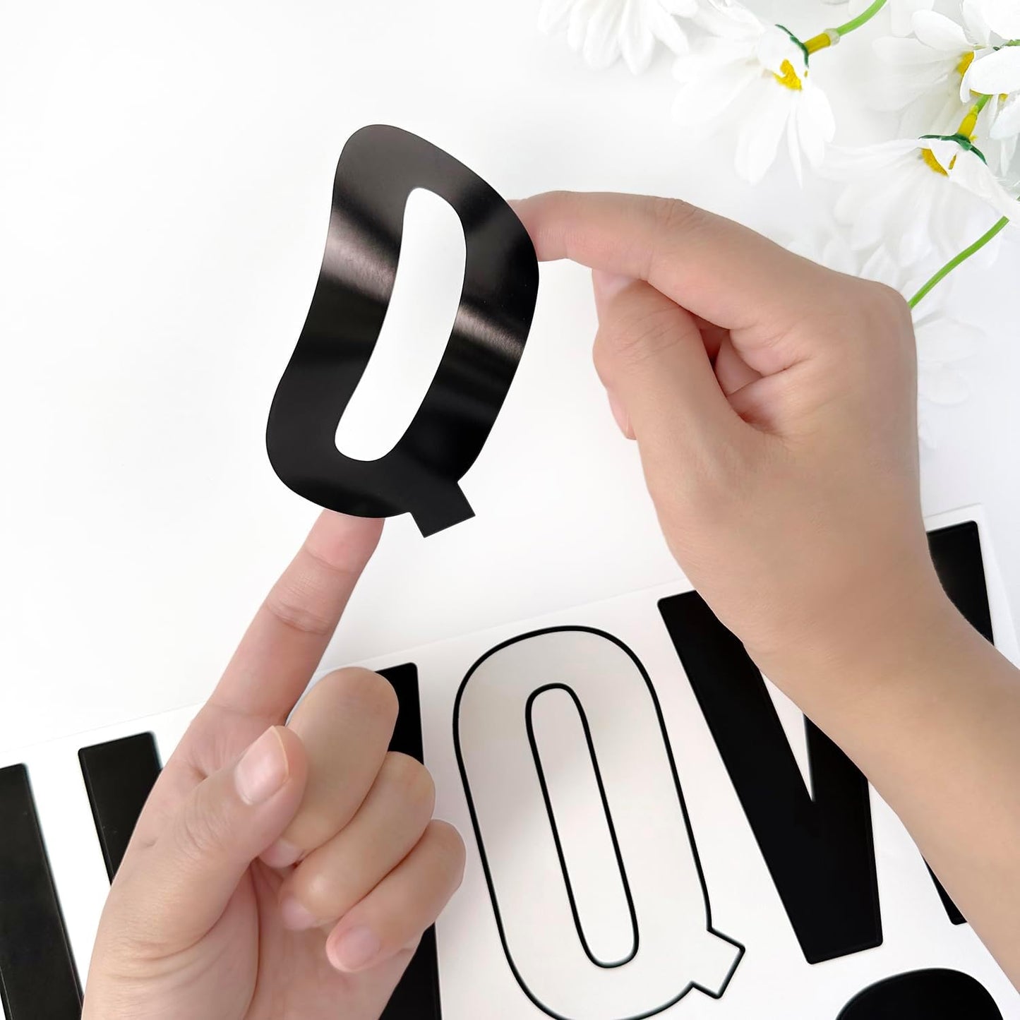 258 Pcs Waterproof 4" Self-Adhesive Vinyl Alphabet & Number Stickers for Mailboxes, Signs, Windows, Doors, Vehicles, Home, Business, and Lockers - White