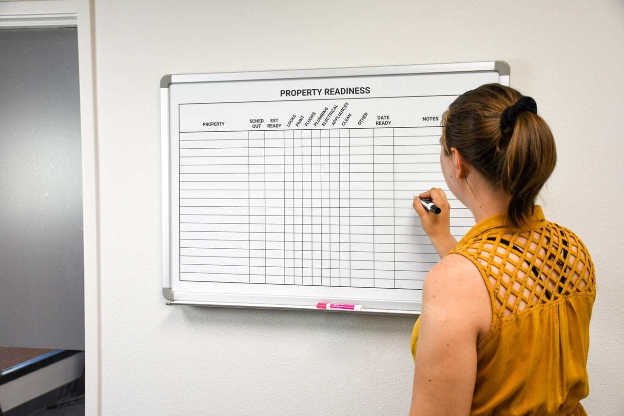 Property Readiness Whiteboard 48" x 36"