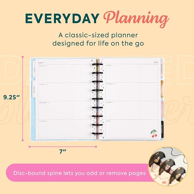 Happy Planner Disc-Bound Planner July 2026–Dec. 2027, 18-Month Planner - Image 5