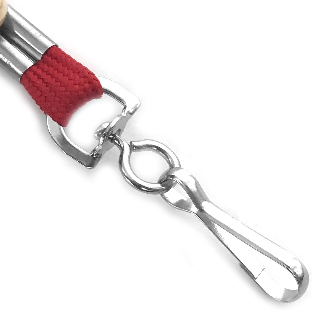 Beebel Lanyards 100 Pack Blue Lanyards with Swivel Hook Clips for ID Name Badge Holder