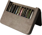 PU Leather 12 Fountain Pen/Pencil Tray Case Organizer, Fashion Design, Magnetic - Image 8