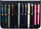 PU Leather 12 Fountain Pen/Pencil Tray Case Organizer, Fashion Design, Magnetic - Image 7