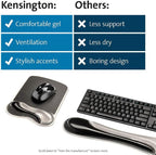Kensington Mousepad and Wrist Rest, Gel Pillow, 11-2/5"Wx17-7/10"Lx1-7/10"H - Image 8