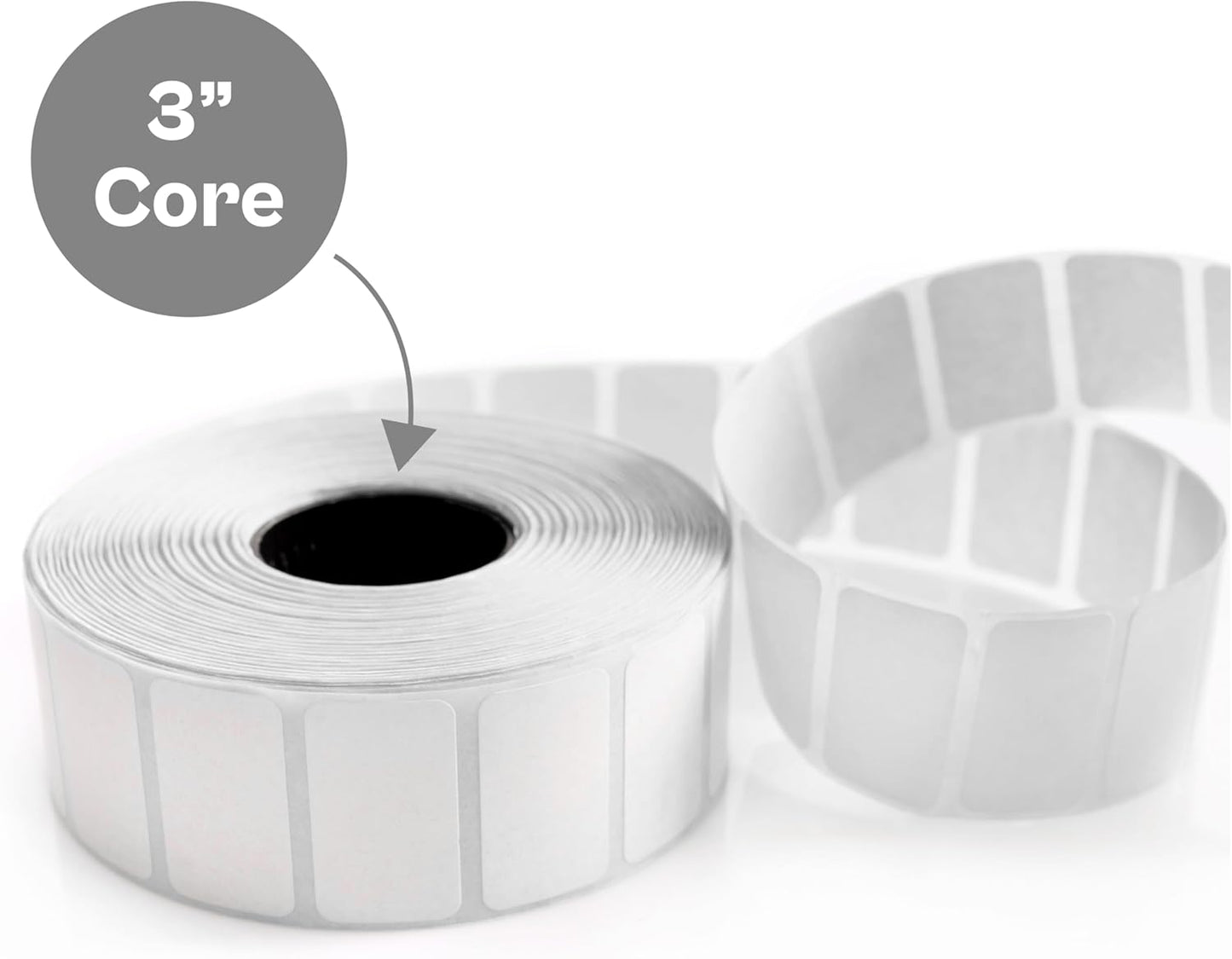 PSBM Thermal Transfer Labels, 4x6 Inch, 4 Rolls, 1000 Labels/Roll, 3 Inch Core, Perforated, Must Have Thermal Ribbon (Not Included)