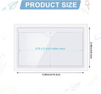 Outus 200 Pack 2.48 x 4.06 Inch Self Adhesive Label Pockets Bulk Plastic Labels - Image 2