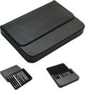 PU Leather 12 Fountain Pen/Pencil Tray Case Organizer, Fashion Design, Magnetic by MIVLXLX