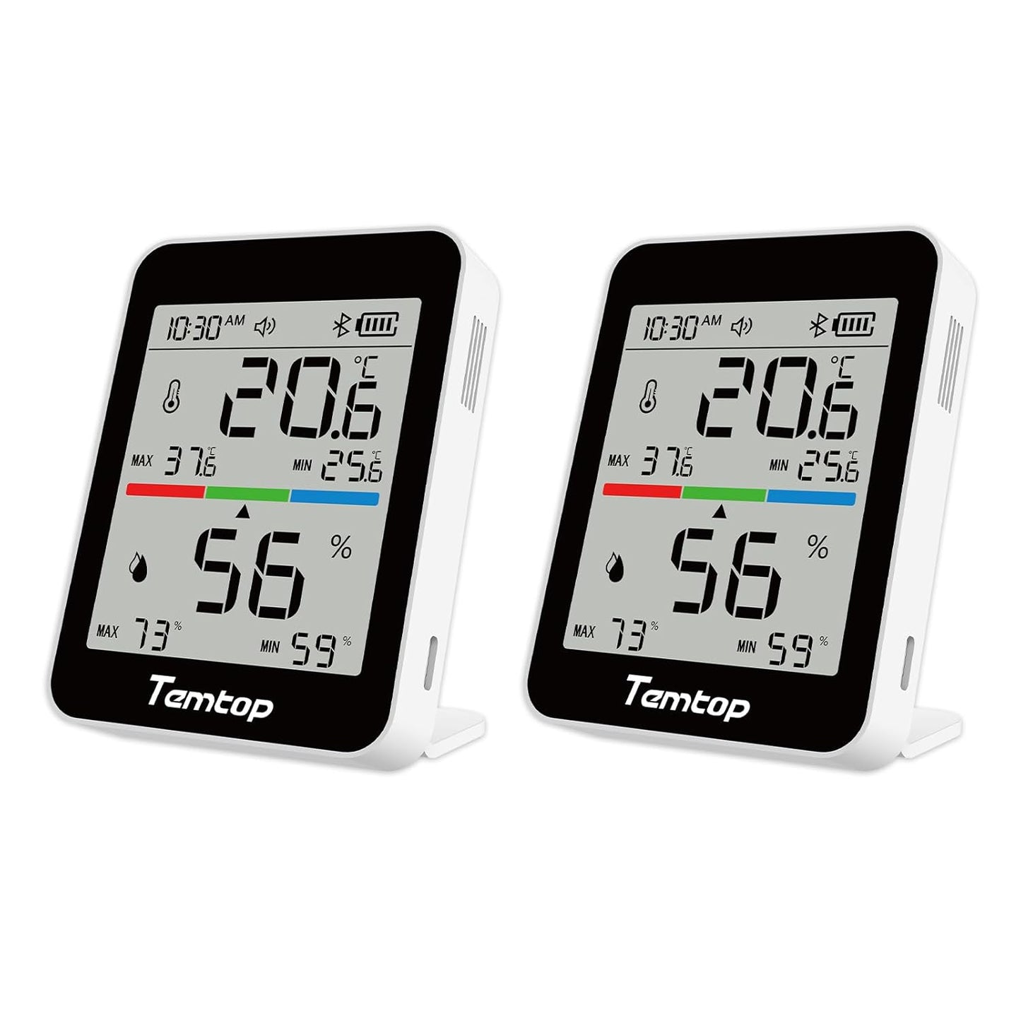 Temtop Indoor Thermometer T1 Variants (Basic Edition (Temp/Humidity)-2pack)