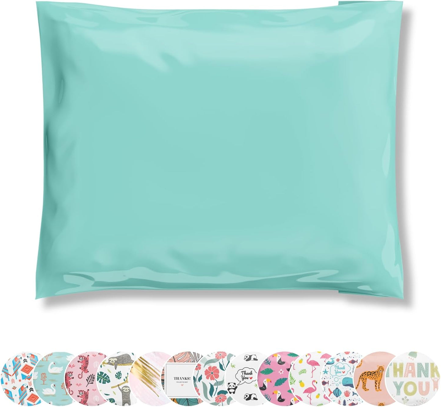 Poly Mailers 10x13 200 Pack | Self-Sealing Shipping Bags Envelopes for Small Business | Waterproof Durable Packaging | Teal | Bulk Value | à la mode Mailers
