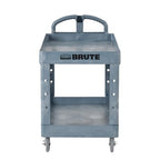 Rubbermaid Commercial Products BRUTE Heavy Duty 2-Shelf Utility/Service Cart - Image 2