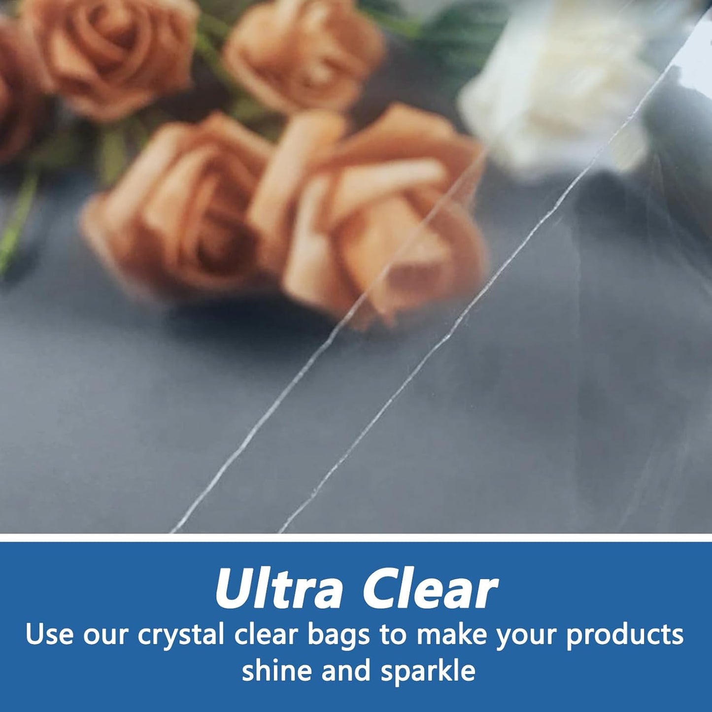 iMailer - 1000 Pack - 5" x 7" Cellophane Bags Self Adhesive- Resealable Clear Poly Cello Bags for A2 A4 A6 Cards & Envelopes, Bakery, Cookies, Treats