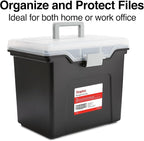 STAPLES File Box File Portable Tote, Letter Size - Image 2