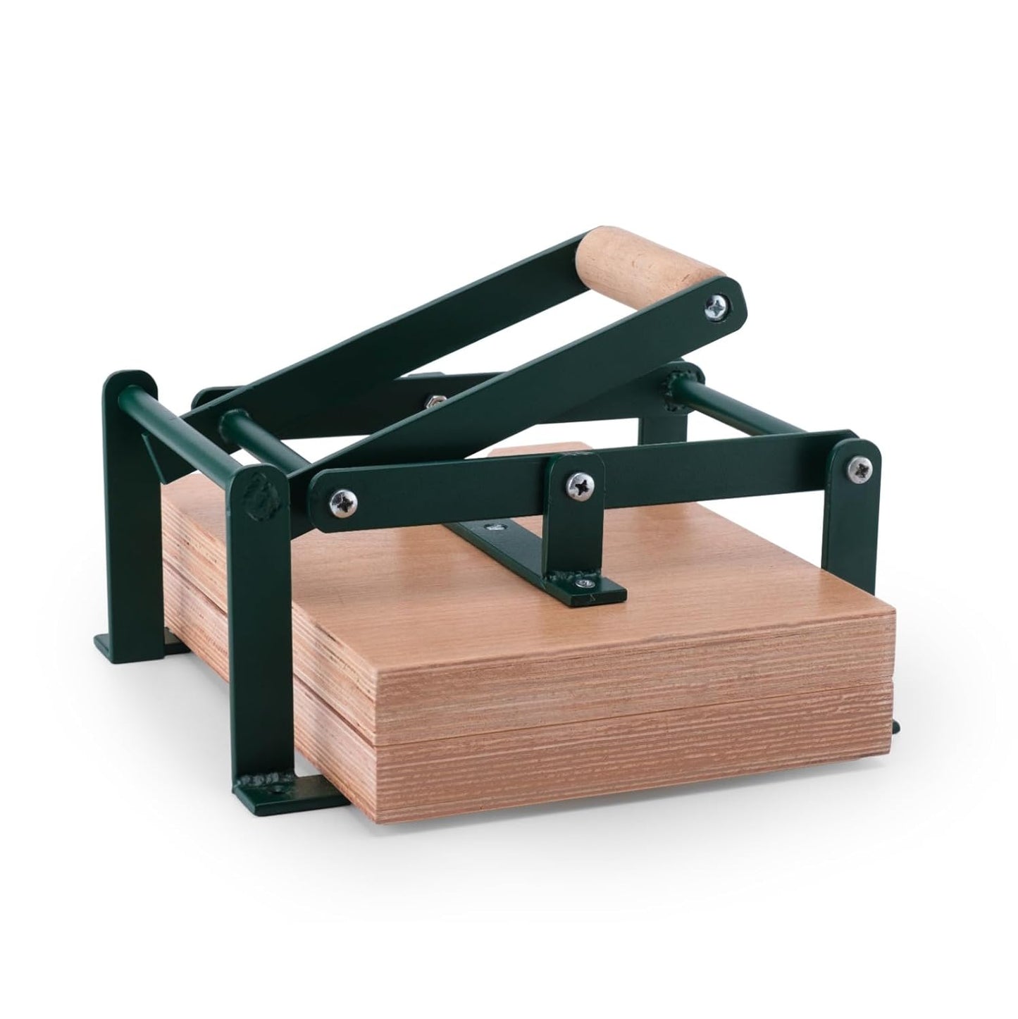 Linocut Printing Hand Lever Press Machine, Lino Cuts, Cutting Printing, Linoleum Blocks Printmaking, Rubber Roller Green Blue Crafts Supplies Tools Kit Print Maker Woodblock Ink (A4, GREEN)