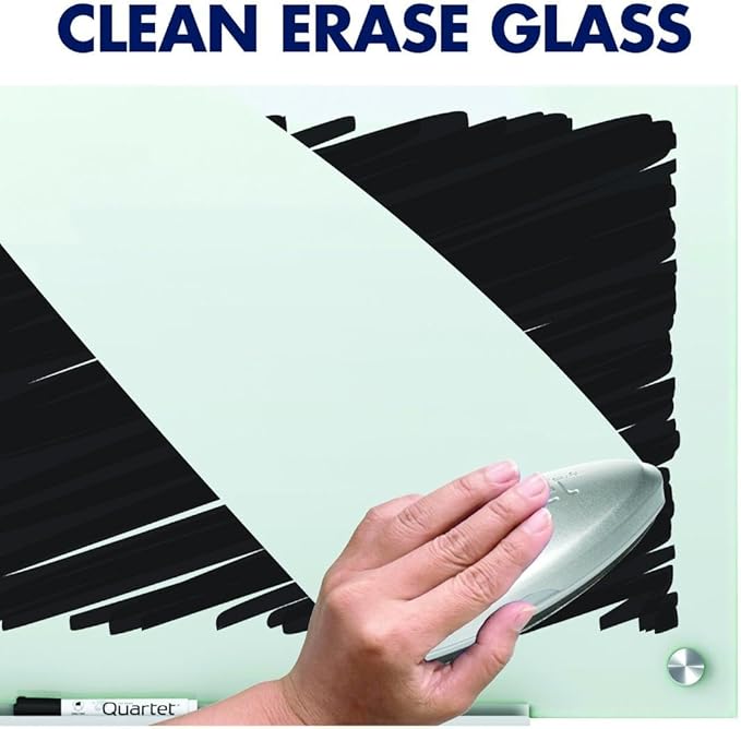 Quartet Whiteboard, Glass Dry Erase Board, Infinity Frameless Mounting - Image 4