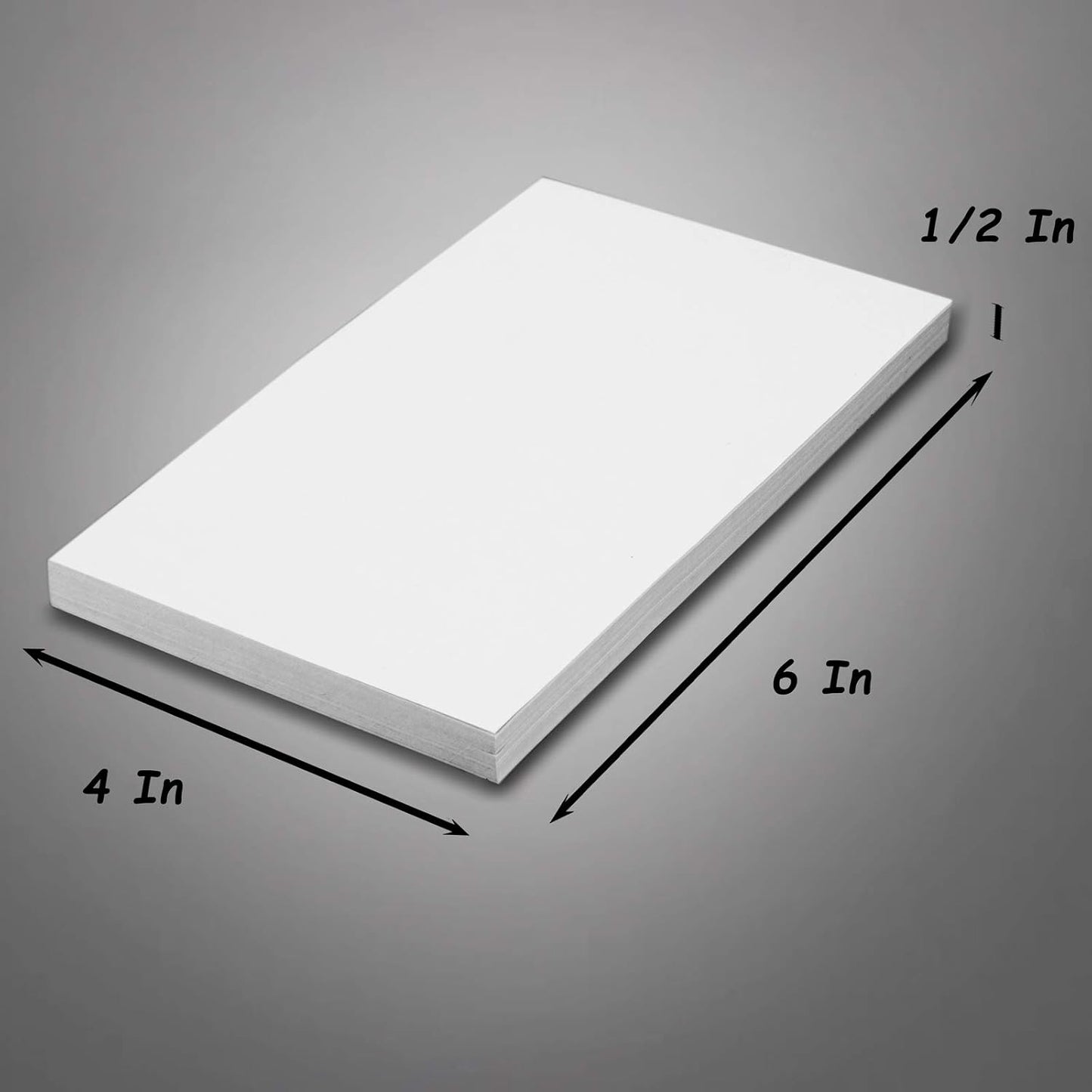 FMP Brands 10 Pack Note Pads 4x6, 100 Sheets Per Memo Pad, Writing Scratch Pad, Blank Notepad, White Waitress Server Note Pads, Paper Pad, To Do Grocery List Small Notepads