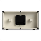 JONES CLOCKS® Odeon Desk Clock | Modern Rectangular Design | Black | Stylish - Image 7