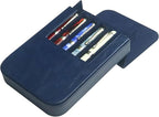 Leather 6 Fountain Pen/Pencil Tray Case, Magnetic Closure - Image 7