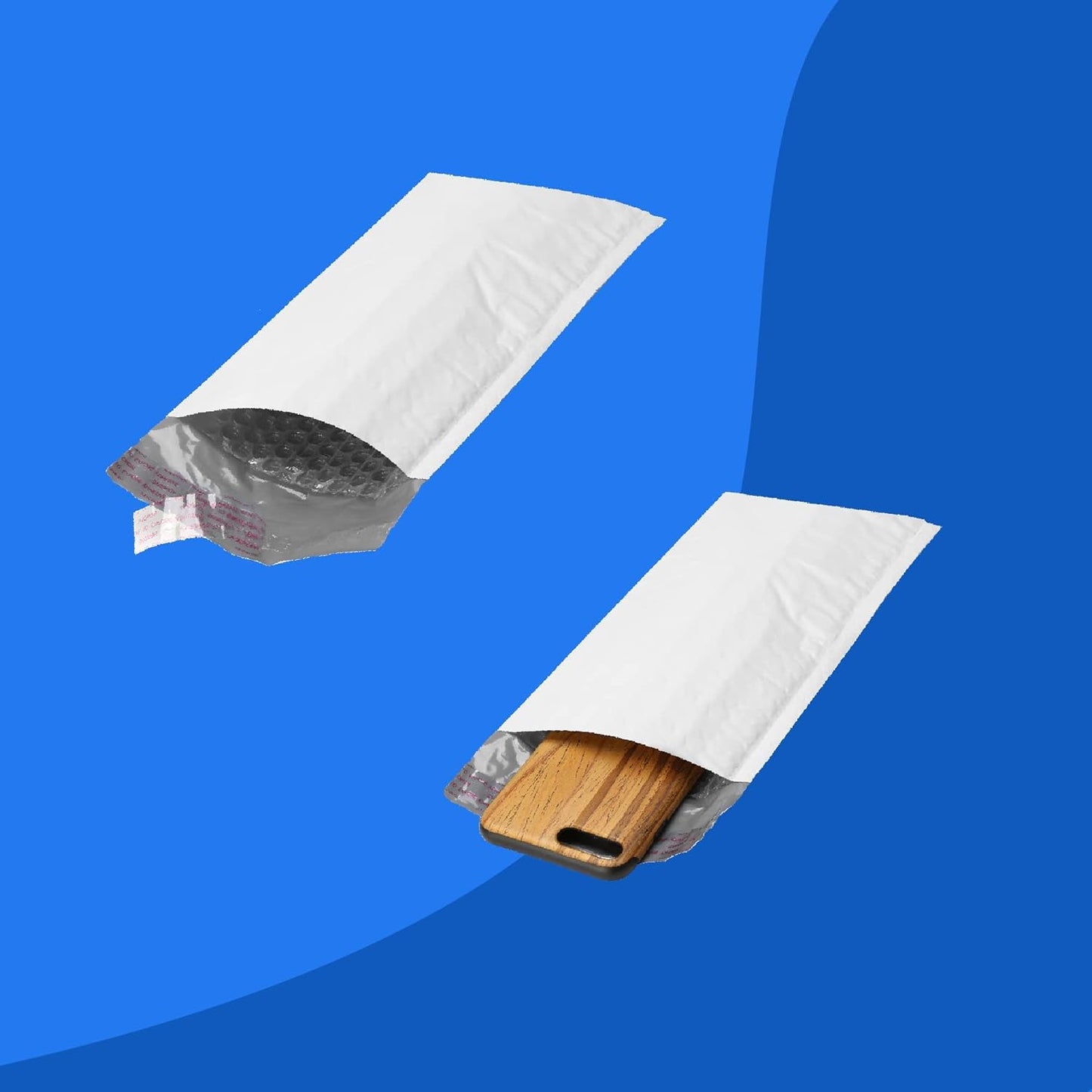 The Boxery 8.5x12''|#2 Poly Bubble Mailers- 100 Pack, Padded Envelopes, Self Seal, Waterproof Shipping Bags, Padded Mailers for Shipping & Packaging