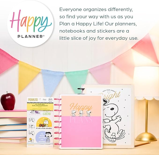 Happy Planner Peanuts Disc-Bound 12-Month Academic Planner, July 2026–June 2027 - Image 6