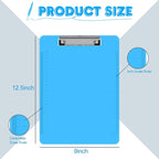 Clipboards, HERKKA 25 Pack Plastic Office Clipboards - Image 2