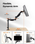 ErGear Dual Monitor Stand, Stacked Monitor Mount - Image 5